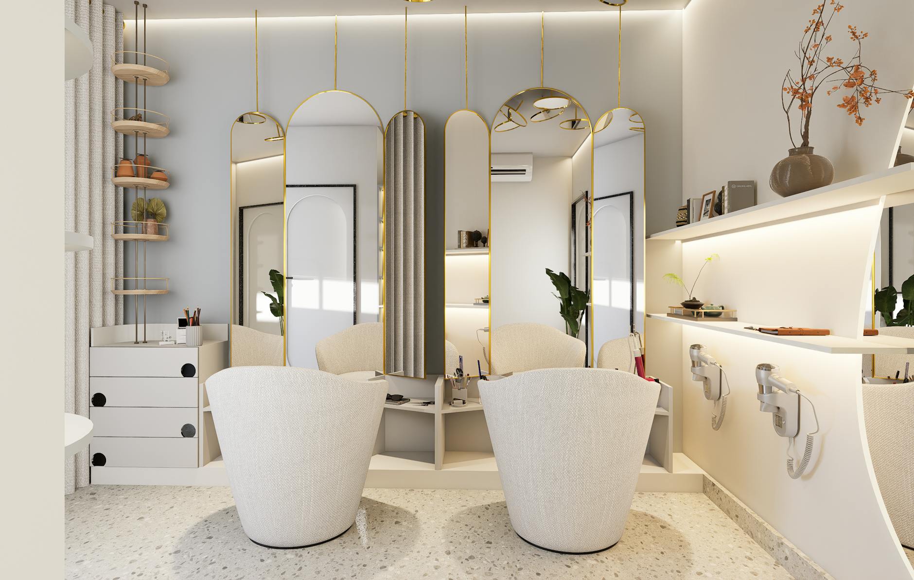 Minimalistischer Behandlungsplatz